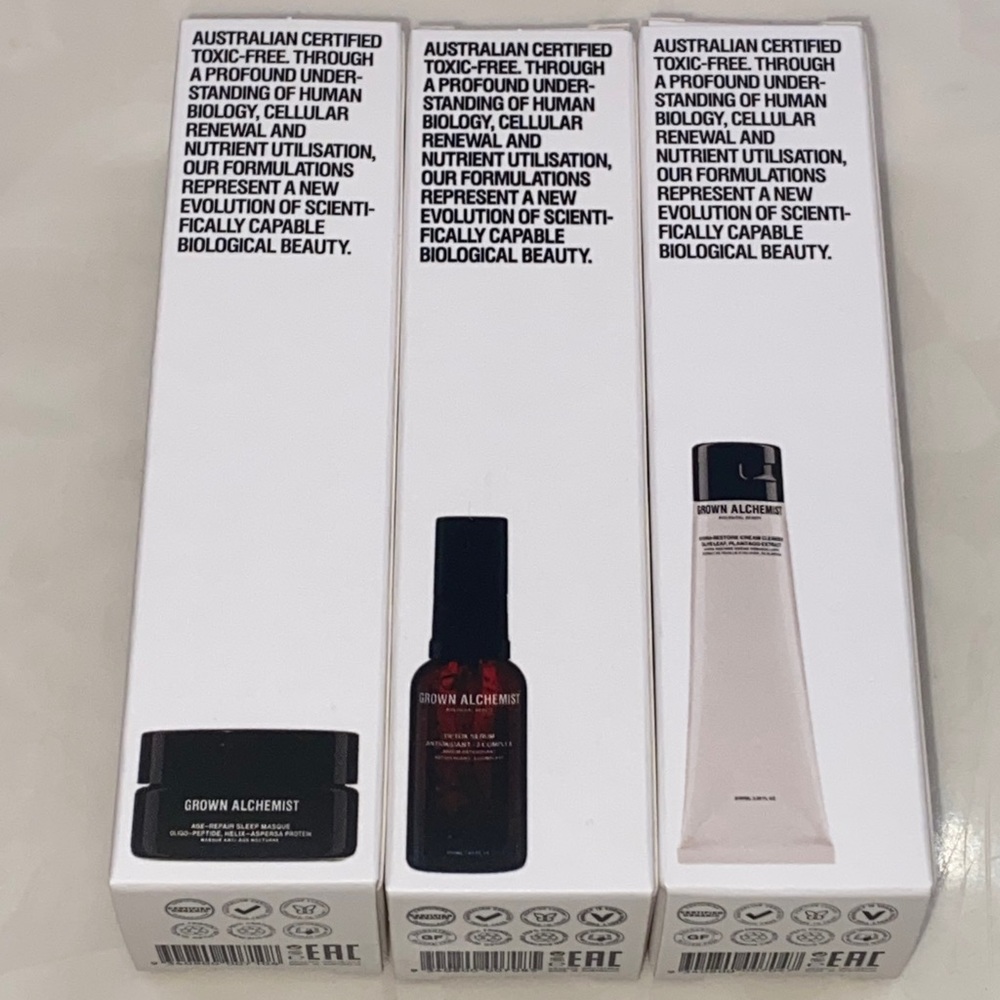 Grown Alchemist Skincare Trio, New in‎ Box